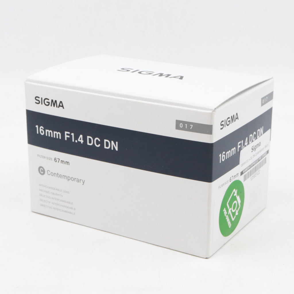 Sigma 16mm f/1.4 DC DN Contemporary Nikon Z used
