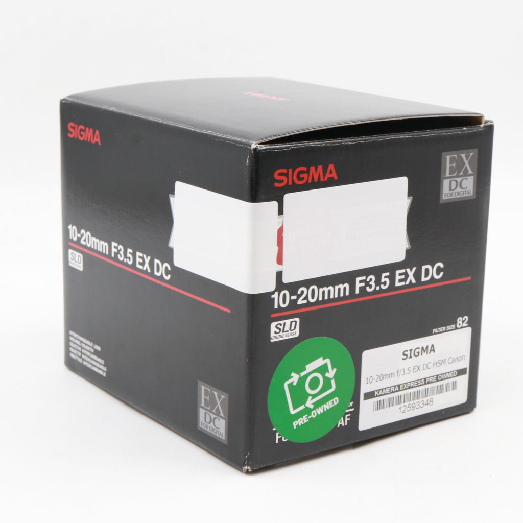 Sigma 10-20mm f/3.5 EX DC HSM Canon used