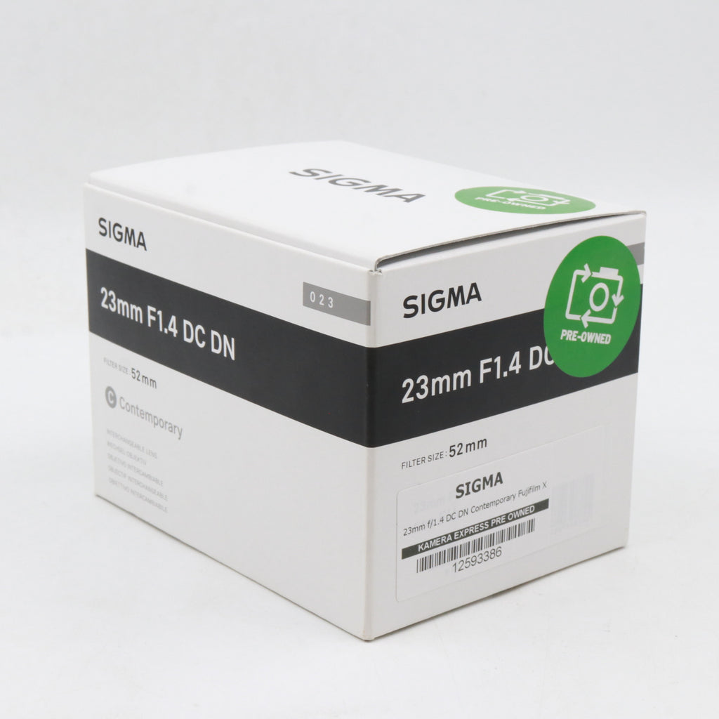 Sigma 23mm f/1.4 DC DN Contemporary Fujifilm X used