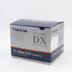 Tokina 11-16mm f/2.8 SD AT-X Pro (IF) DX II Nikon used