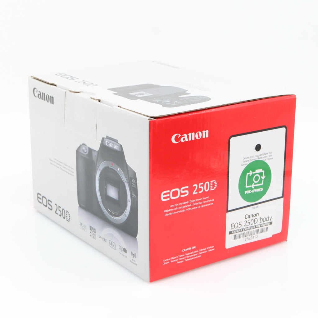 Canon EOS 250D body used