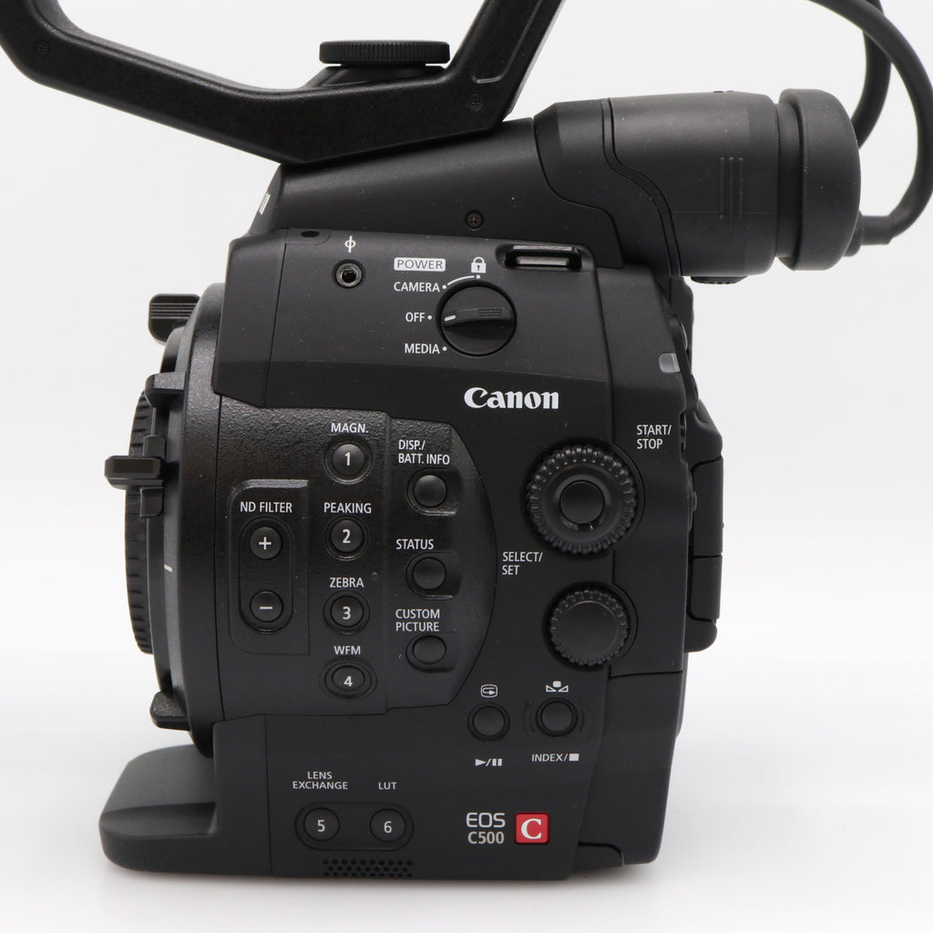 Canon EOS C500 body (EF-Mount) used