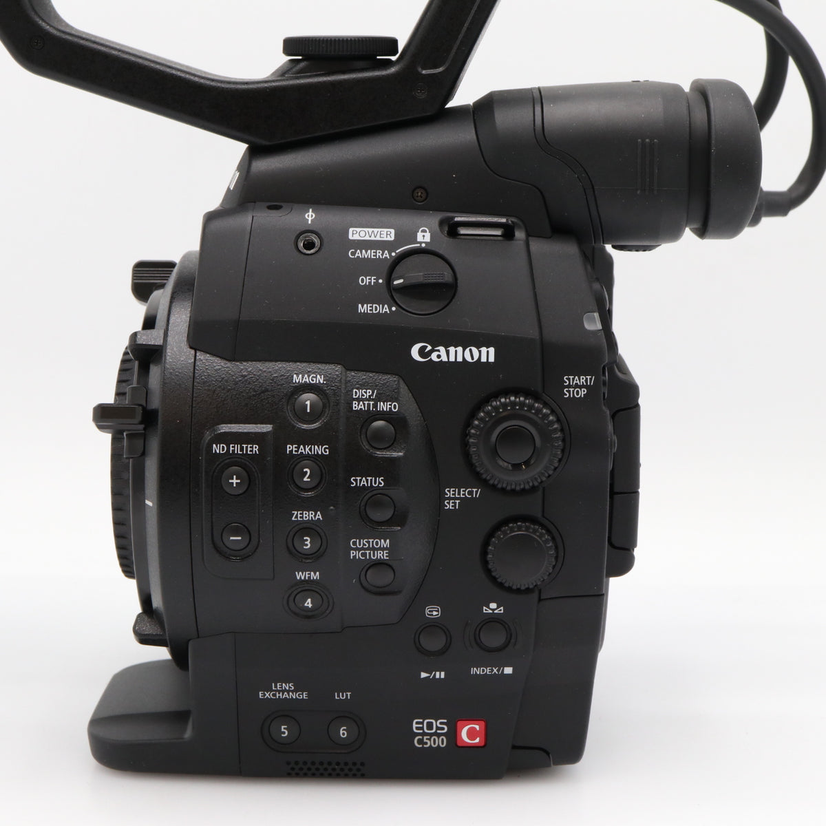 Canon EOS C500 body (EF-Mount) used