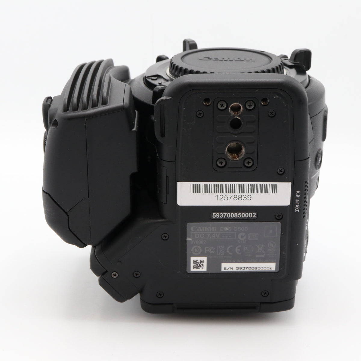 Canon EOS C500 body (EF-Mount) used