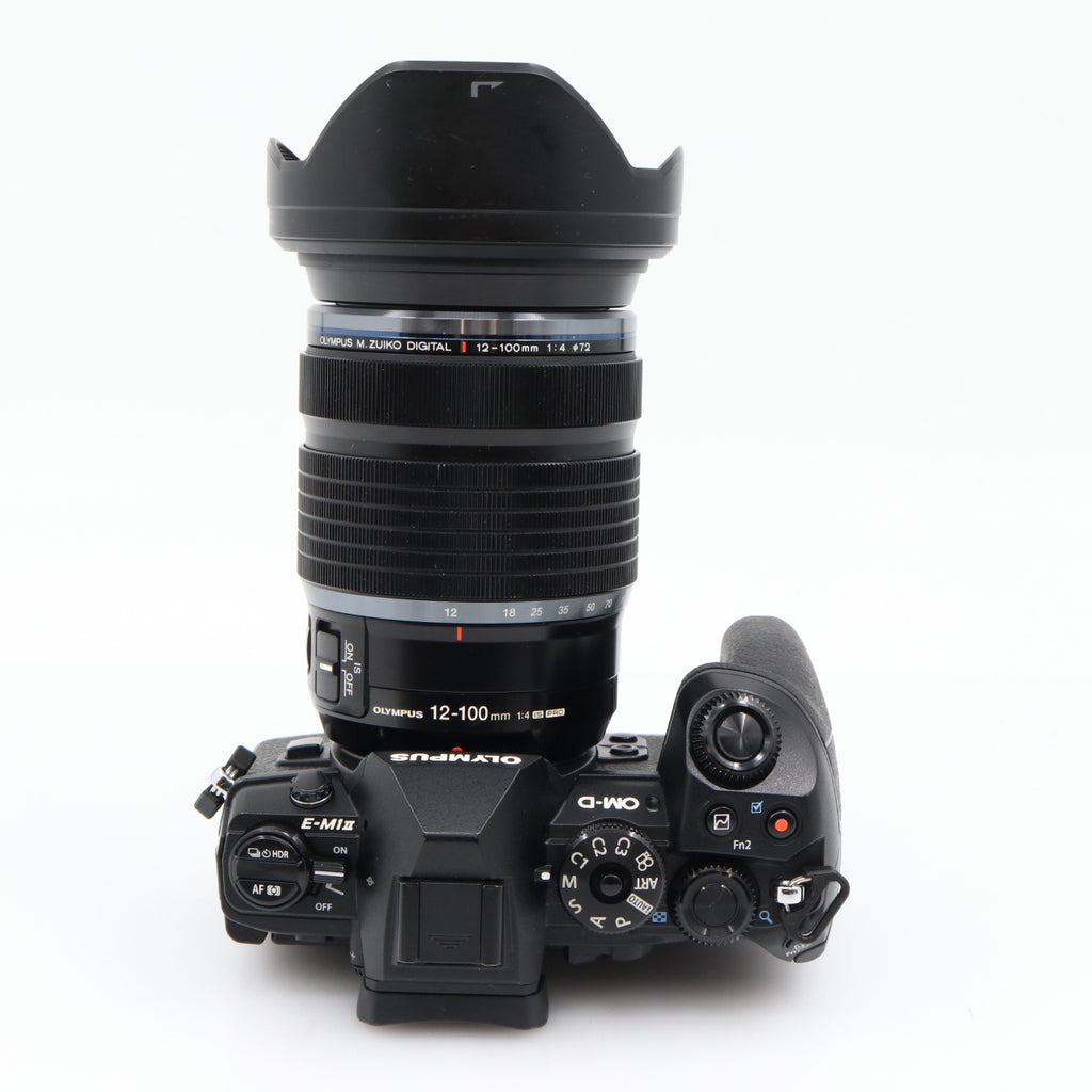 Olympus OM-D E-M1 Mark II + M.Zuiko Digital ED 12-100mm f/4.0 PRO used