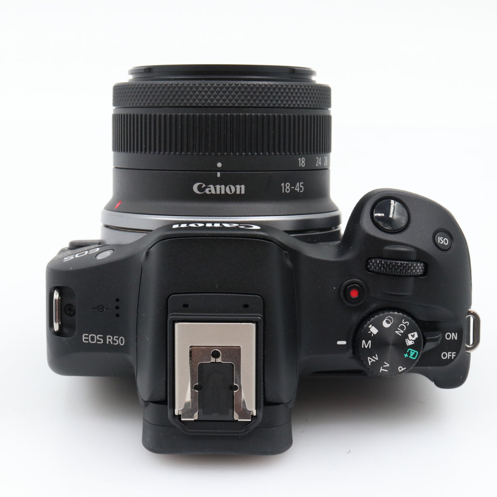 Canon EOS R50 + RF-S 18-45mm f/4.5-6.3 IS STM used