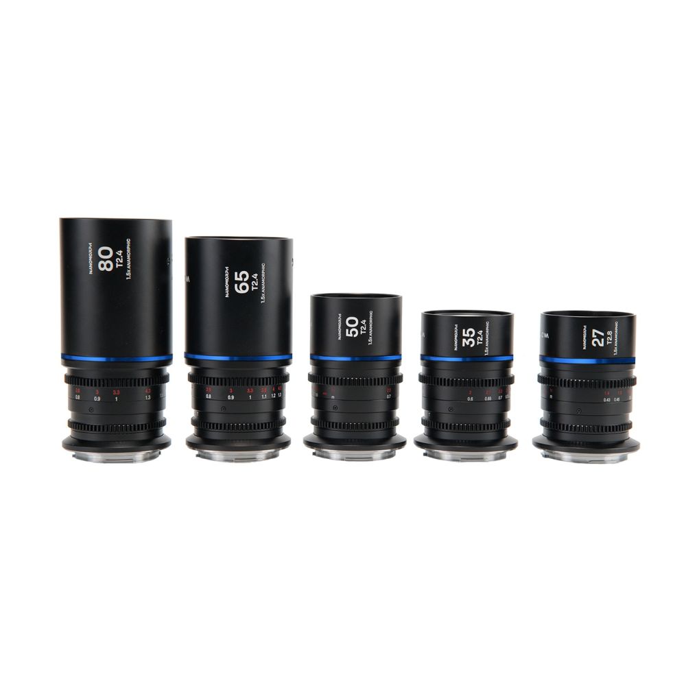 Ensemble Laowa Nanomorph S35 (27,35,50,65,80mm) (Bleu) Nikon Z